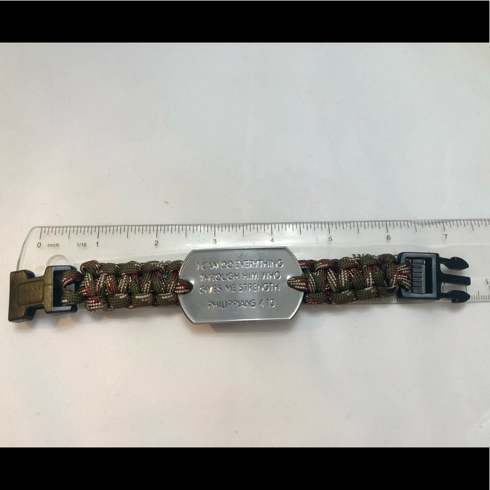 Unisex Inscribed Bracelet
